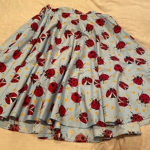 Hell Bunny High Waisted Circle Skirt
